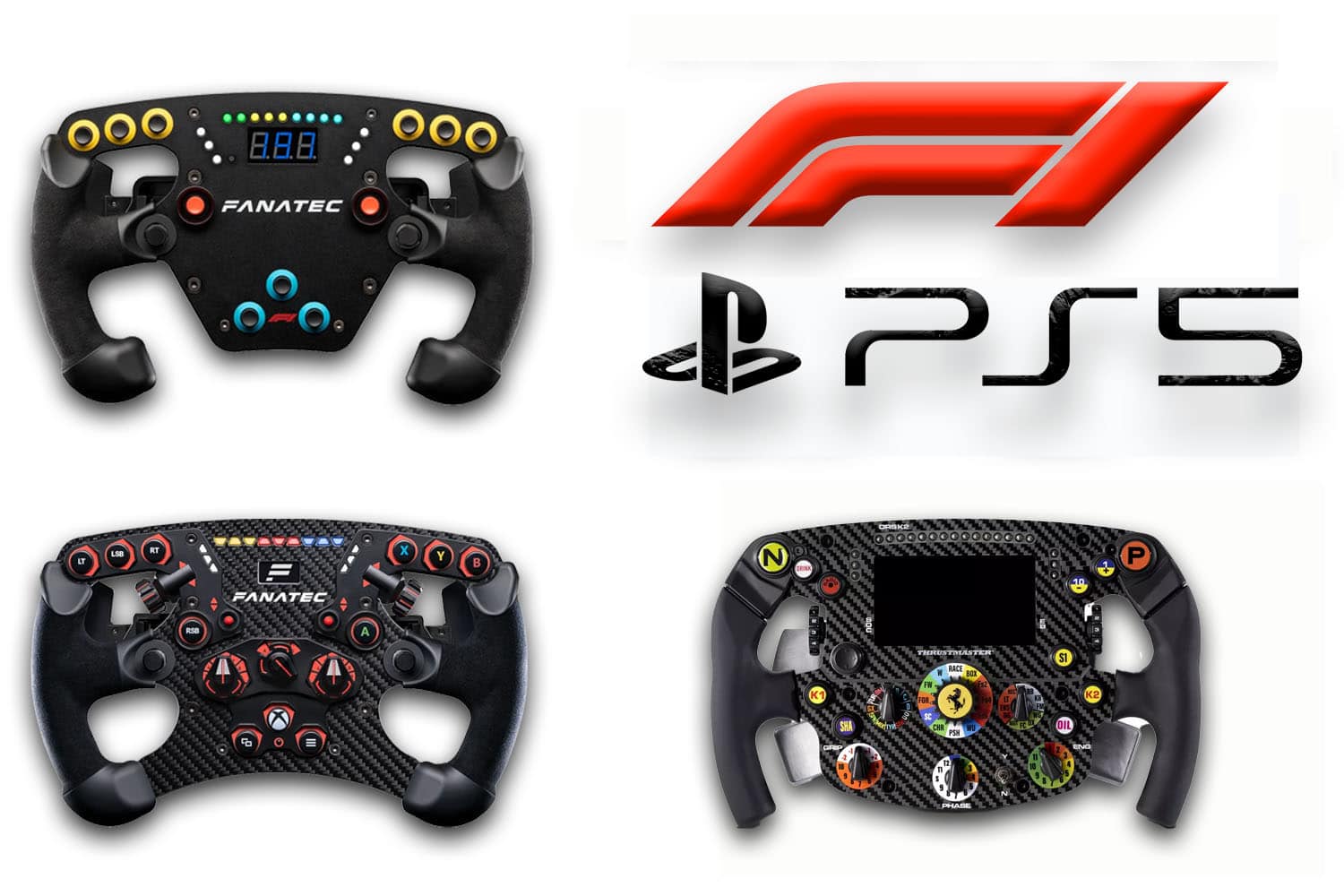 Los mejores volantes de F1 en PS5 sim racing
