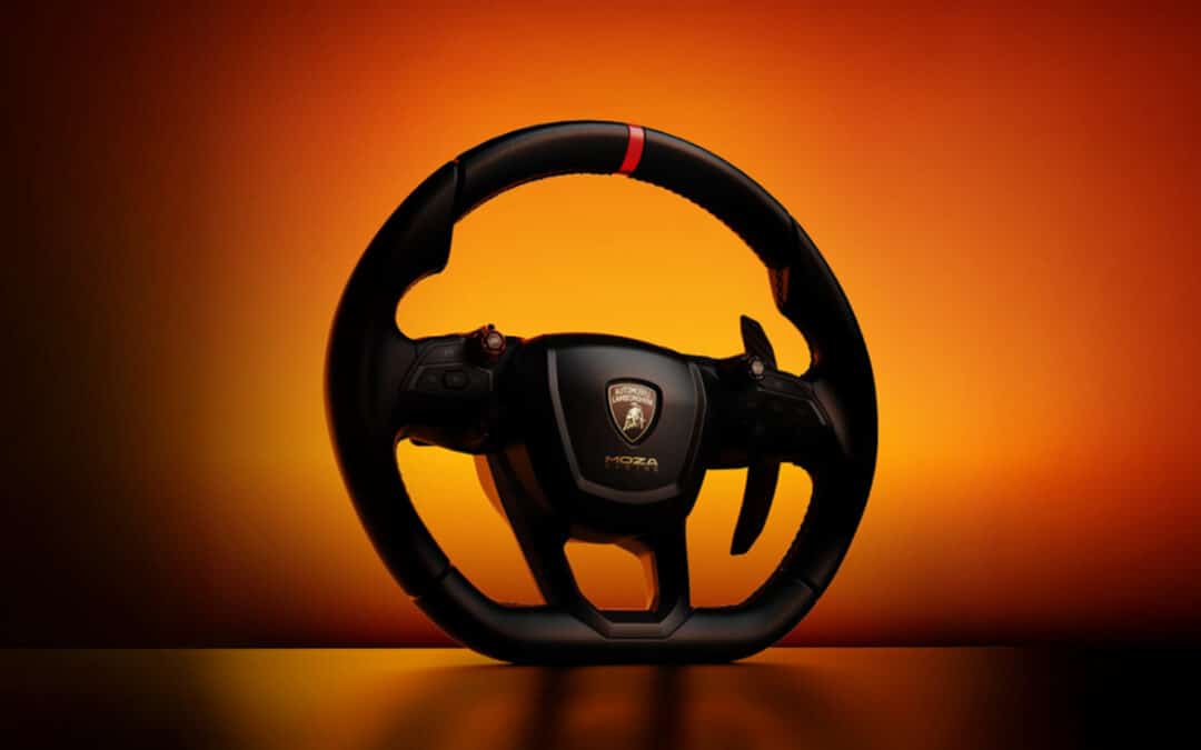 Moza x Lamborghini: el nuevo volante Revuelto hará soñar a los fans de los supercoches