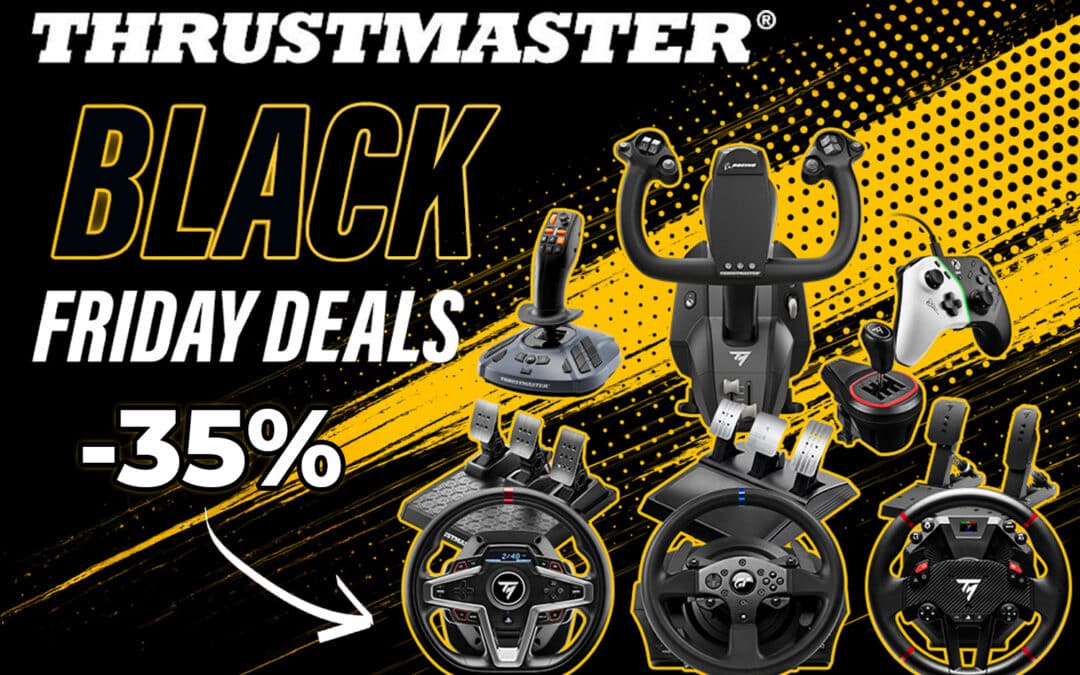Black Friday Thrustmaster: ¡Las mejores promociones de 2025 por fin desveladas (-35%)!