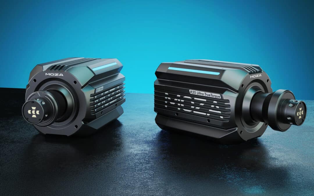 MOZA: Ya están disponibles las bases R21/R25 Ultra y los equipos Flight Sim